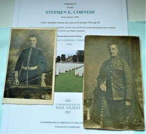 Original WW1 Photographs of Stephen E. Cornish, Grenadier Guards (An …