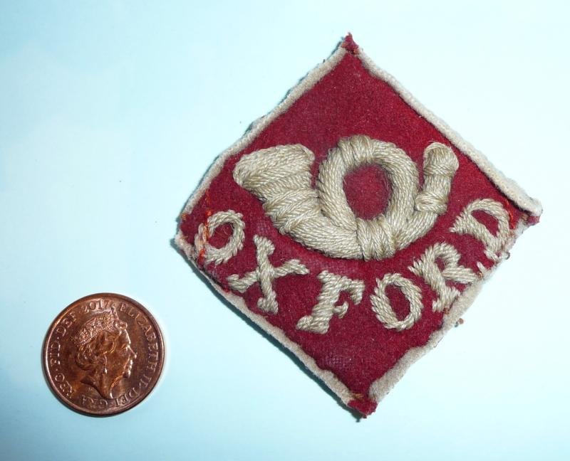 Oxfordshire Light Infantry Other Ranks Boer War Period Cut Down Pagri Pugaree Sun Helmet Flash — image 3