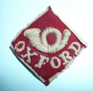 Oxfordshire Light Infantry Other Ranks Boer War Period Cut Down …
