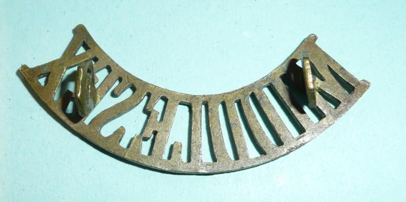 The Middlesex Regiment Brass Shoulder Title — image 2