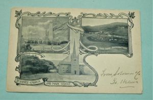 Original Black & White Postcard St Helena - Boer Prisoner …