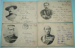 'The Dear Dolly' Series of Postally Used Boer War Generals …