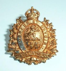 Canadian Militia 84th St Hyacinthe Regiment Officers Gilt Collar Badge …