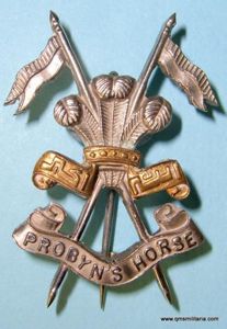 Pakistan Army - 5th (Probyns) Horse Officer's Pagri Cap Badge