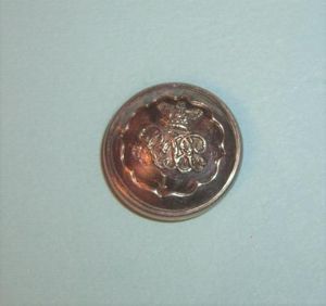 1st Royal Surrey Militia Officers Silver Plated Medium Pattern Button