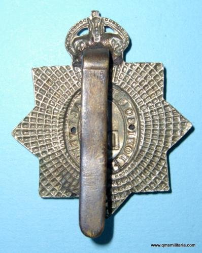 KDG Kings Dragoon Guards Bi-metal Cap Badge, King's crown — image 2