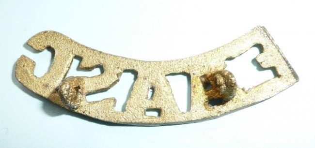 EAASC - East African Army Service Corps Locally Made Sand Cast Brass Shoulder Title — image 2