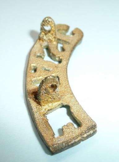 EAASC - East African Army Service Corps Locally Made Sand Cast Brass Shoulder Title — image 3