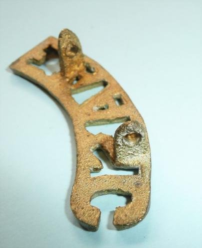 EAASC - East African Army Service Corps Locally Made Sand Cast Brass Shoulder Title — image 4