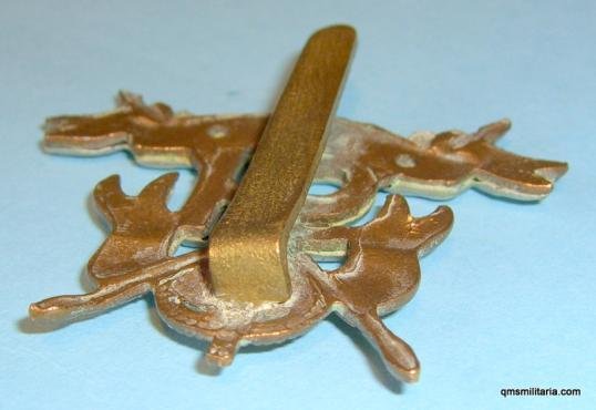 The Queens 16th Lancers Bi-Metal Cast Cap badge — image 4