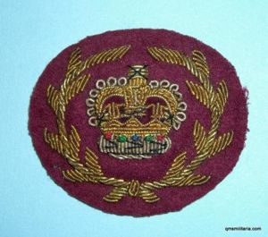 Parachute Regiment Warrant Officer's Mess Dress Padded Bullion Sleeve badge, …