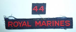 Special Forces - 44 Royal Marines (Commando) Cash Tape Shoulder …