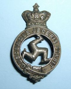 Victorian - Isle of Man Volunteers Other Ranks White Metal …