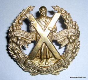 Liverpool Scottish ( Queen 's Own Cameron Highlanders ) White …