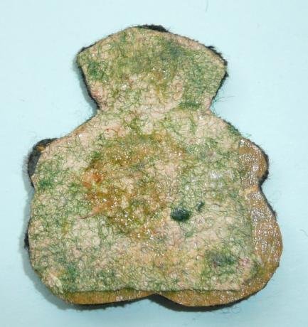 The Staffordshire Regiment (Prince of Wales's) Officers Embroidered Bullion Beret Badge, Holland Patch — image 3