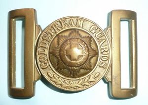 Coldstream Guards Other Ranks Brass Waist Belt Clasp ( WBC)