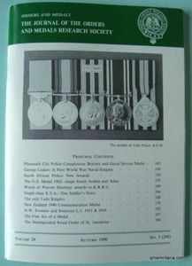 Orders & Medals Resarch Society ( OMRS ) Journal - …
