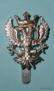 Mercian Brigade Gold and Silver Coloured Anodised Cap Badge - …