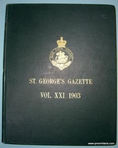 St Georges Gazette 1903 Annual bound volume - Northumberland Fusiliers …