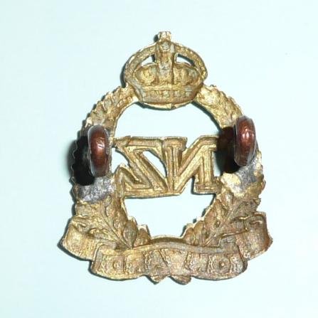 WW1 New Zealand Expeditionary Force Brass Collar Badge — image 3