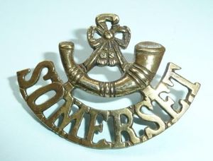 Somerset Light Infantry (Prince Albert's) Cast Brass One Piece Shoulder …