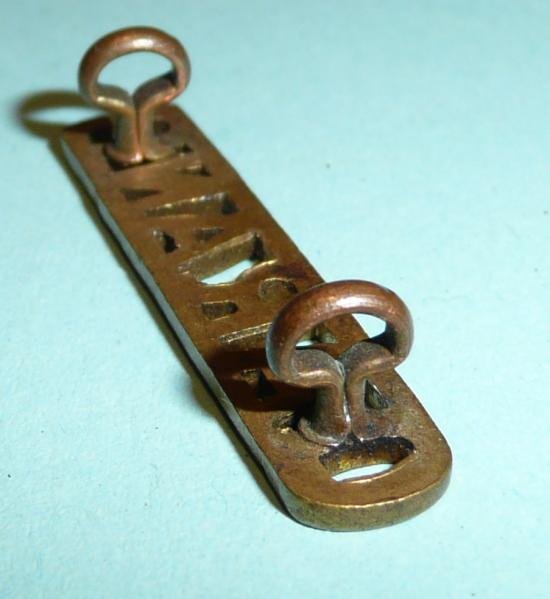 QARANC Queen Alexandra 's Royal Army Nursing Corps Brass Shoulder Title - Tropical Dress — image 3