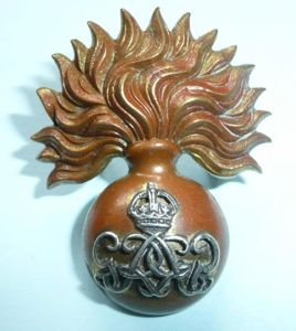 Grenadier Guards GVI Warrant Officers Silver and Gilt Cap Badge, …