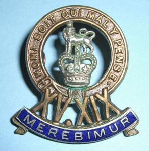 15th / 19th Hussars ( Kings Own ) Officers Enamelled …