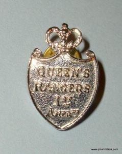 Queen's ( York ) Rangers 1st American Chromed Metal Lapel …