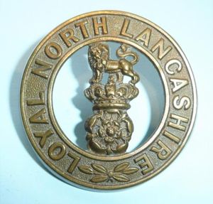 The Loyal North Lancashire Regiment Victorian QVC Gilding Metal 1st …