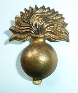 The Grenadier Guards Brass Gilding Metal Cap Badge