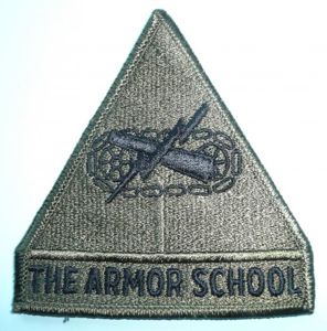 USA Armor School TRF Woven Flash Formation Sign