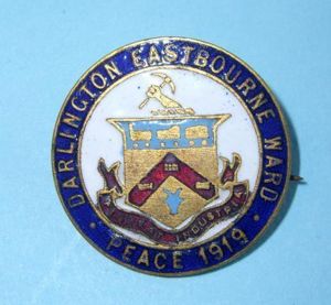 Peace 1919 - Scarce WW1 Gilt and Enamel Pin Brooch …