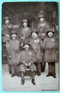Yeoman Warders of the Tower of London original postcard, postally …