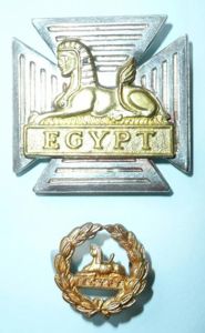 Royal Gloucestershire, Berkshire and Wiltshire Regiment cap badge set (die …