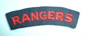 RANGERS - 12th County of London Regiment (The Rangers) Embroidered …
