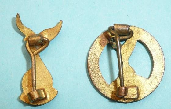 Royal Air Force Association (RAFA) x 2 variants of enamel and gilt lapel badges — image 2