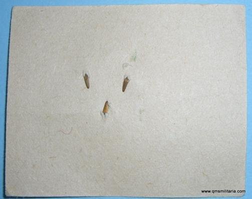 WW2 Cast Gilt Brass Spitfire Fund Raising lapel badge on original card of issue - Scarce — image 3