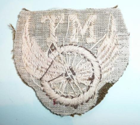 MT (Motor Transport) Upswept Wings Embroidered Proficiency Arm Badge — image 2