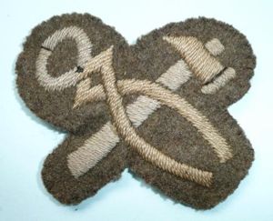 WW2 Era Artificer Armourer, Toolmaker etc Embroidered Trade Proficiency Badge