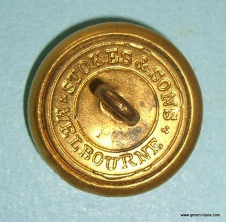 Royal Australian Navy ( RAN ) Officers Large Gilt Button, pre 1952 — image 2