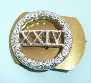 South Wales Borderers (SWB) (24th Foot) aa silver coloured collar …