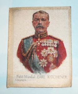 Boer War / WW1 Field Marshal Earl Kitchener Cigarette Silk …