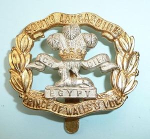 South Lancashire (Prince of Wales's Volunteers) Regiment Cap Badge - …