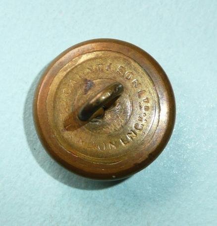 Duke of Cornwalls Light Infantry (DCLI) Officers Medium Pattern Brass Button — image 2