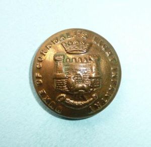 Duke of Cornwalls Light Infantry (DCLI) Officers Medium Pattern Brass …