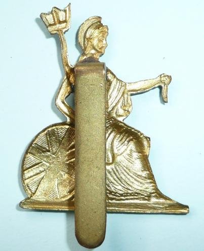 The Royal Norfolk Regiment Large Pattern Brass Metal Cap Badge — image 2