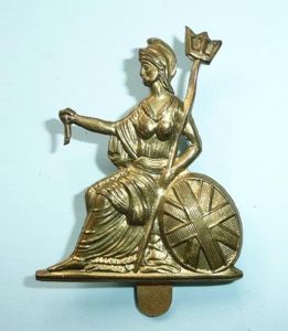 The Royal Norfolk Regiment Large Pattern Brass Metal Cap Badge