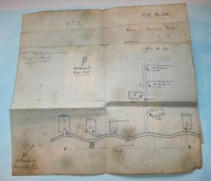 WW1 Royal Engineer Plans and Schematics for Three Sections of …