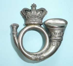 Generic Volunteer Rifle Corps White Metal Shako / Kepi Cap …